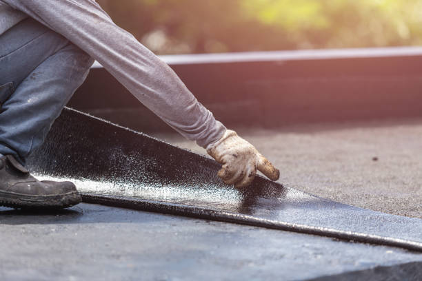 Professional Crawl Space Encapsulation technician working in Port Jefferson, NY